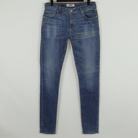 Baldwin The Ten Women's Size 29 Blue Denim Mid Rise Ankle Skinny Jeans - Picture 2 of 11
